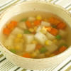 じゃがいもとミックスベジタブルのスープ