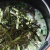 海苔とワカメのお味噌汁