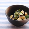 オクラとチーズの梅塩昆布和え