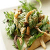 春菊ときのこのピリ辛サラダ