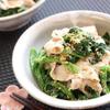 茹でるだけ!ほうれん草と豚肉のごまポン酢和え
