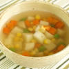 じゃがいもとミックスベジタブルのスープ