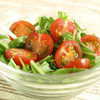 水菜とプチトマトのサラダ