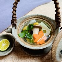 お吸い物の素で！松茸の土瓶蒸し風