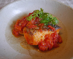 鮭のトマト煮