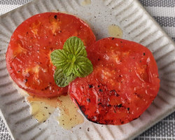 シンプル焼きトマト