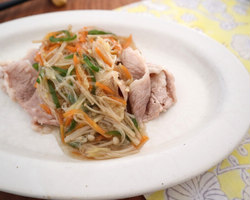 豚肉の野菜たっぷりヘルシーあんかけ