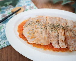 野菜を食べるベジソースwithポークソテー