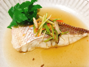 胃腸に優しい！ほっこり和食☆鯛の香味野菜煮