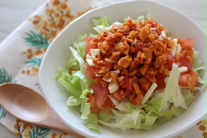 低脂質！高野豆腐で作るスパイシータコライス