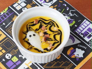 ハロウィンに！かぼちゃの豆乳汁粉