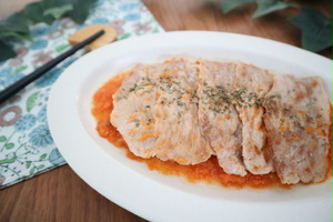 野菜を食べるベジソースwithポークソテー