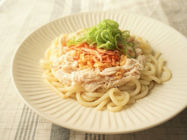 まるでえびのかき揚げ温うどんのレシピ | ダイエットプラス 