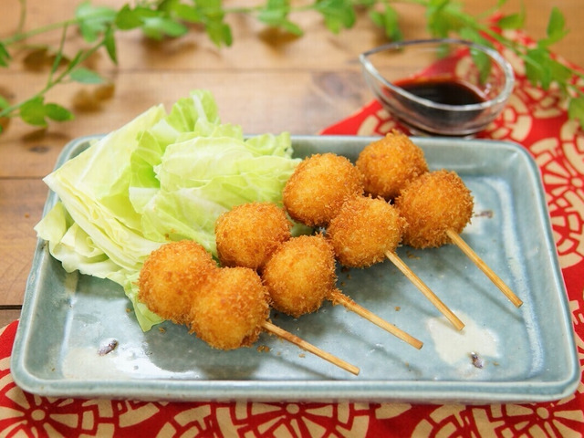 アクリルキーホルダー うずらの卵串とハムカツ串 サクサク！うずらの卵の串揚げのレシピ | ダイエットプラス