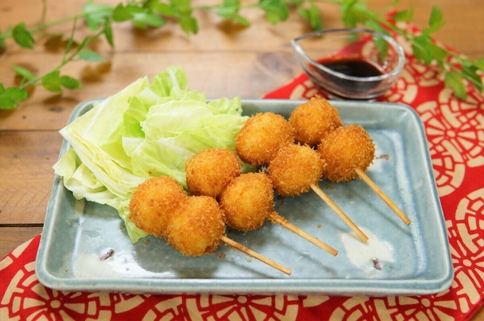 サクサク！うずらの卵の串揚げのレシピ | ダイエットプラス